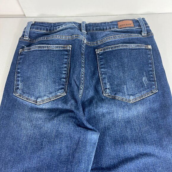 Judy Blue Jeans Women's 30x28* High Rise Slim Boot Cut Blue Stretch Denim Tag 30 - Picture 10 of 16
